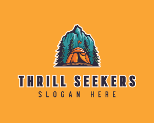 Mountain Explorer Campsite logo design