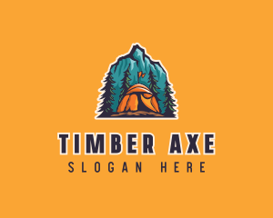 Mountain Explorer Campsite logo design