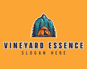 Mountain Explorer Campsite logo design