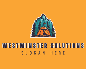 Mountain Explorer Campsite logo design