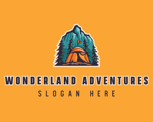 Mountain Explorer Campsite logo design