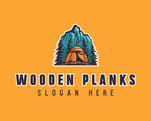 Mountain Explorer Campsite logo design