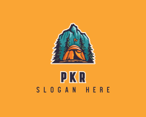 Mountain Explorer Campsite logo design