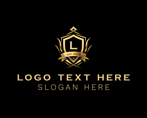 Sophisticated - Royal Ornament Shield logo design