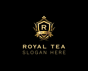 Royal Ornament Shield logo design