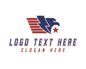 Politician - American Aviation Eagle logo design