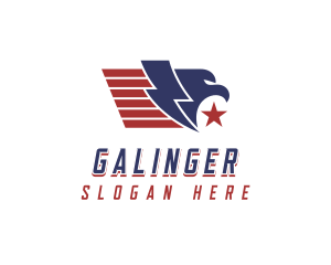 Veteran - American Aviation Eagle logo design