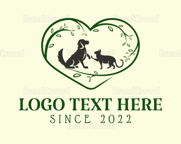 Organic Heart Veterinary Logo