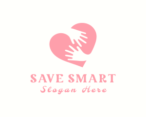 Save - Heart Hands Foundation logo design