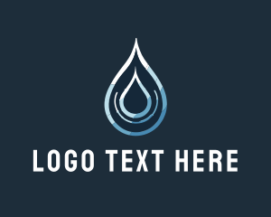 Cleaner - Aqua Water Droplet logo design