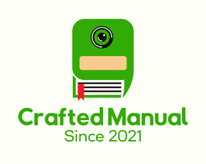 Manual - Camera Book Chat logo design