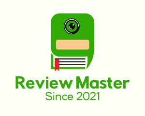 Review - Camera Book Chat logo design