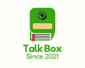 Chat Box - Camera Book Chat logo design