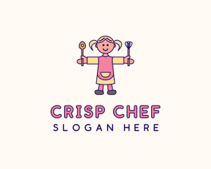 Small Girl Chef logo design