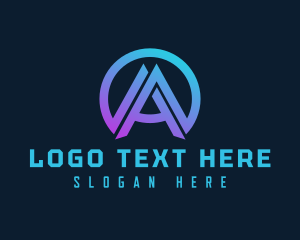 Technology - Generic Letter A Technology logo design