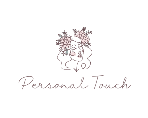 Personal - Woman Floral Beauty logo design