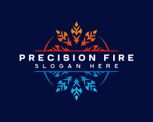 Fire Snow Thermal logo design