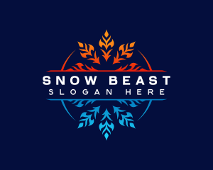 Fire Snow Thermal logo design