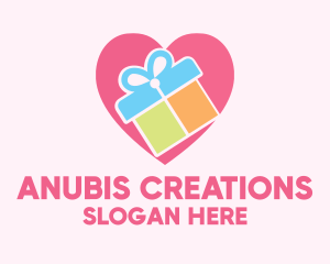 Cute Gift Present logo design