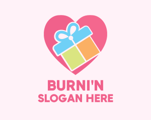 Cute Gift Present logo design