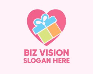 Cute Gift Present logo design