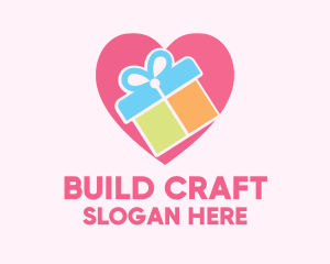 Cute Gift Present logo design