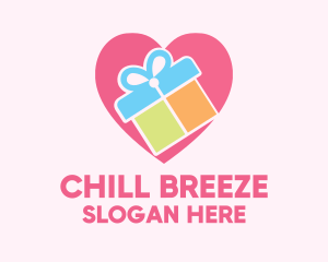 Cute Gift Present logo design