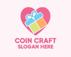 Cute Gift Present logo design