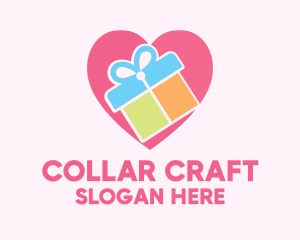 Cute Gift Present logo design