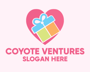 Cute Gift Present logo design