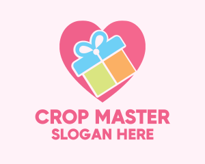 Cute Gift Present logo design