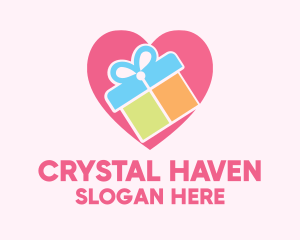 Cute Gift Present logo design