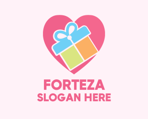 Cute Gift Present logo design