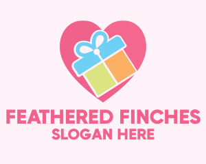 Cute Gift Present logo design