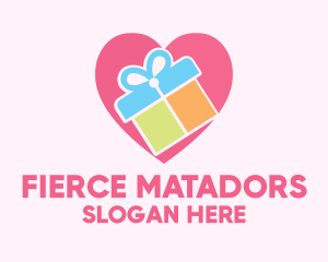 Cute Gift Present logo design