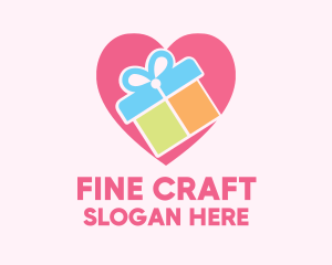 Cute Gift Present logo design