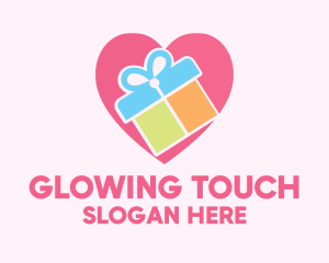 Cute Gift Present logo design