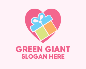 Cute Gift Present logo design