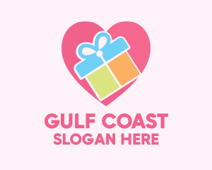 Cute Gift Present logo design