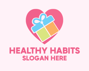 Cute Gift Present logo design