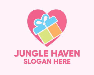 Cute Gift Present logo design