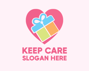 Cute Gift Present logo design