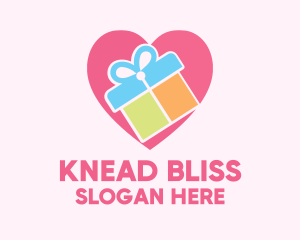 Cute Gift Present logo design