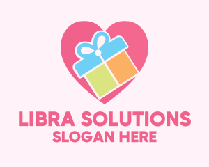 Cute Gift Present logo design