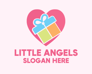 Cute Gift Present logo design