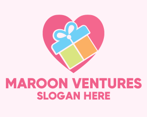 Cute Gift Present logo design