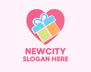 Cute Gift Present logo design