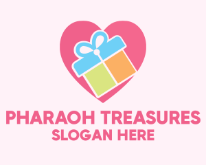 Cute Gift Present logo design