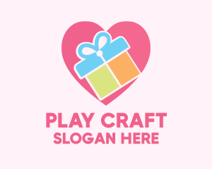 Cute Gift Present logo design