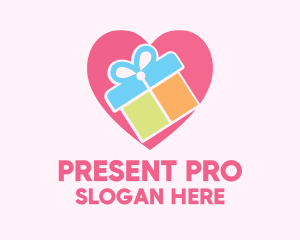 Gift - Cute Gift Present logo design